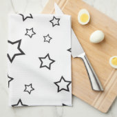 Linge De Cuisine Motif d'étoiles (Quart Plié)