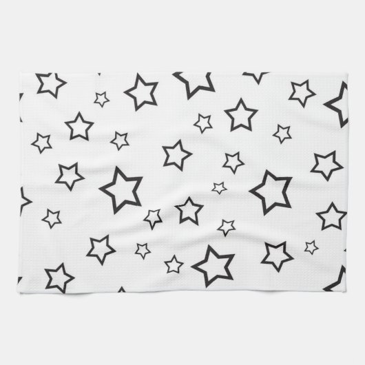 Linge De Cuisine Motif d'étoiles (Horizontal)