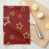 Linge De Cuisine Motif d'étoiles (Quart Plié)