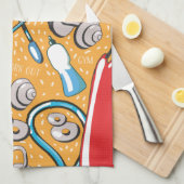 Linge De Cuisine Motif d'exercice (Quart Plié)