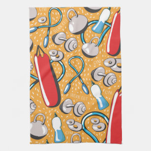 Linge De Cuisine Motif d'exercice