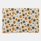 Linge De Cuisine Motif d'Halloween rétro (Horizontal)