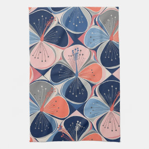 Linge De Cuisine Motif d'Hibiscus Tropical de Bord de Mer (7)