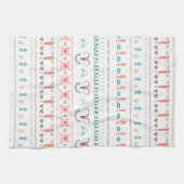 Linge De Cuisine Motif d'hiver léger nordique (Horizontal)