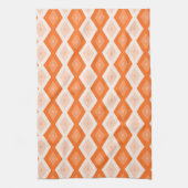 Linge De Cuisine Motif diamant orange (Vertical)