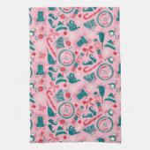 Linge De Cuisine Motif d'icône encadrée Elf Holiday (Vertical)