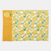 Linge De Cuisine Motif d'illustration de l'ananas tropical (Horizontal)