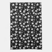 Linge De Cuisine motif d'impression de chat d'os de poissons (Vertical)