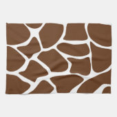 Linge De Cuisine Motif d'impression de girafe dans Brown foncé (Horizontal)