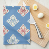 Linge De Cuisine Motif d'impression floral traditionnel (Quart Plié)