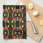 Linge De Cuisine motif d'impression lmpatiens (Quart Plié)