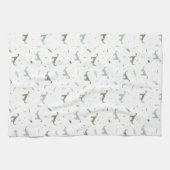 Linge De Cuisine Motif Dinosaure Vert (Horizontal)