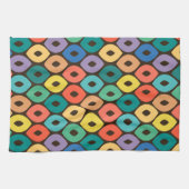 Linge De Cuisine Motif d'oignon multicolore (Horizontal)