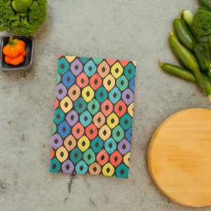 Linge De Cuisine Motif d'oignon multicolore