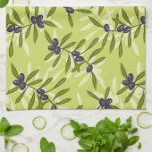 Linge De Cuisine Motif d'olive (Plié)