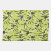 Linge De Cuisine Motif d'olive (Horizontal)