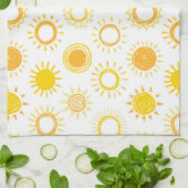 Linge De Cuisine Motif Doodle (Plié)