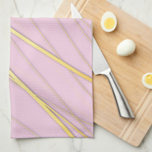 Linge De Cuisine Motif Doré 2