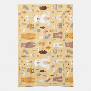 Linge De Cuisine Motif d'ours adorable