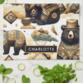 Linge De Cuisine Motif d'ours mou (Plié)