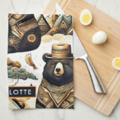 Linge De Cuisine Motif d'ours mou (Quart Plié)