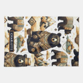 Linge De Cuisine Motif d'ours mou (Horizontal)