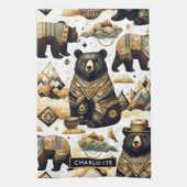 Linge De Cuisine Motif d'ours mou (Vertical)