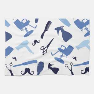 Linge De Cuisine Motif d'outils de salon de coiffure