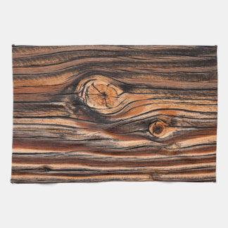 Linge De Cuisine Motif du grain de bois