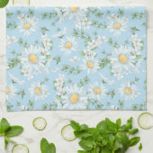 Linge De Cuisine Motif du jardin fleuri Pastel Daisy (Plié)