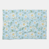 Linge De Cuisine Motif du jardin fleuri Pastel Daisy (Horizontal)