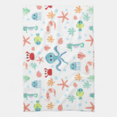 Linge De Cuisine Motif du monde marin (Vertical)