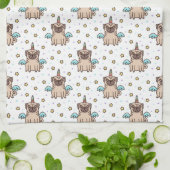 Linge De Cuisine Motif d'Unipug (Plié)