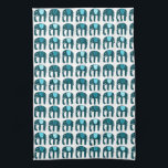 Linge De Cuisine Motif éléphant bleu<br><div class="desc">Décorez votre cuisine avec cette serviette cool. Faites un grand cadeau de ménage,  d'anniversaire ou de mariage! Vous pouvez le customiser et ajouter du texte. Consultez ma boutique pour plus de couleurs et de motifs !</div>