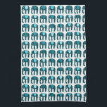 Linge De Cuisine Motif éléphant bleu<br><div class="desc">Décorez votre cuisine avec cette serviette cool. Faites un grand cadeau de ménage,  d'anniversaire ou de mariage! Vous pouvez le customiser et ajouter du texte. Consultez ma boutique pour plus de couleurs et de motifs !</div>