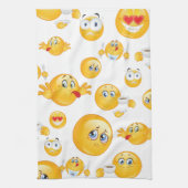 Linge De Cuisine Motif Emoji (Vertical)