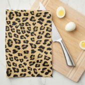 Linge De Cuisine Motif Empreinte de léopard (Quart Plié)