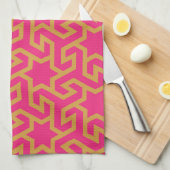 Linge De Cuisine Motif en forme d'étoile arabe (Quart Plié)