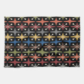 Linge De Cuisine Motif en forme d'étoile de style moderne du milieu (Horizontal)