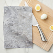 Linge De Cuisine Motif en marbre (Quart Plié)