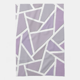 Linge De Cuisine Motif en mosaïque de lavande