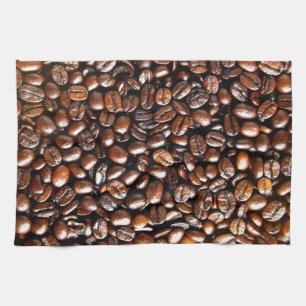 Linge De Cuisine Motif entier de grains de café