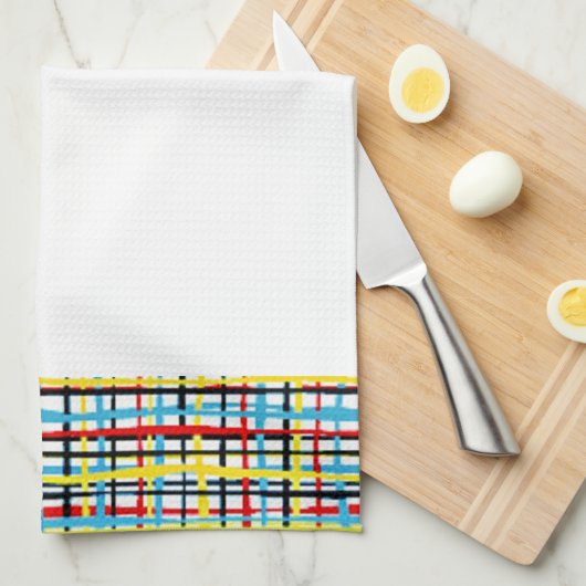 Linge De Cuisine Motif entrecroisé (Quart Plié)
