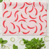 Linge De Cuisine Motif épicé Red Chili (Plié)