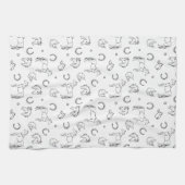 Linge De Cuisine Motif équestre (Horizontal)