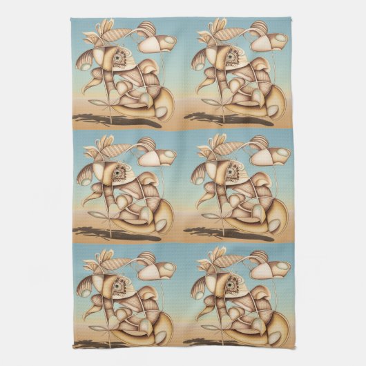 Linge De Cuisine Motif fantastique (Vertical)