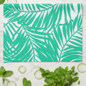 Linge De Cuisine motif feuille (Plié)