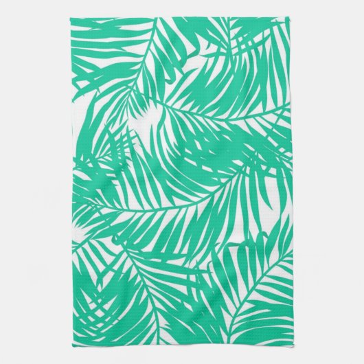 Linge De Cuisine motif feuille (Vertical)