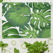 Linge De Cuisine motif feuille (Plié)