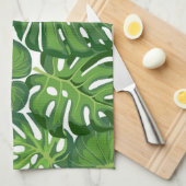 Linge De Cuisine motif feuille (Quart Plié)